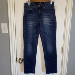 Joe's Jeans Denim Girls 14 Jeans Straight Leg Mid Rise Stretch Dark Wash